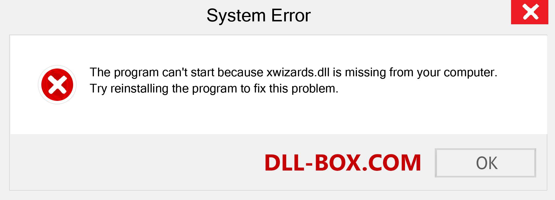  xwizards.dll file is missing?. Download for Windows 7, 8, 10 - Fix  xwizards dll Missing Error on Windows, photos, images